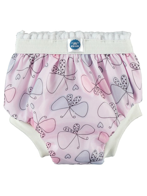 Kujju 2 Beden Desenli Alıştırma Külodu(15-20 kg) - Pembe
