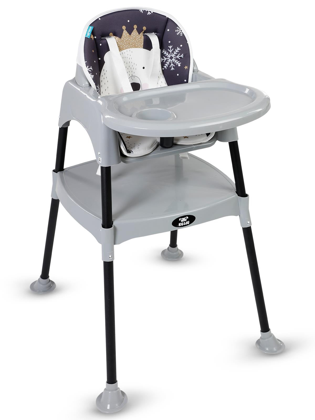 Kujju Platin 3 in 1 Mama Sandalyesi - Krem Gri