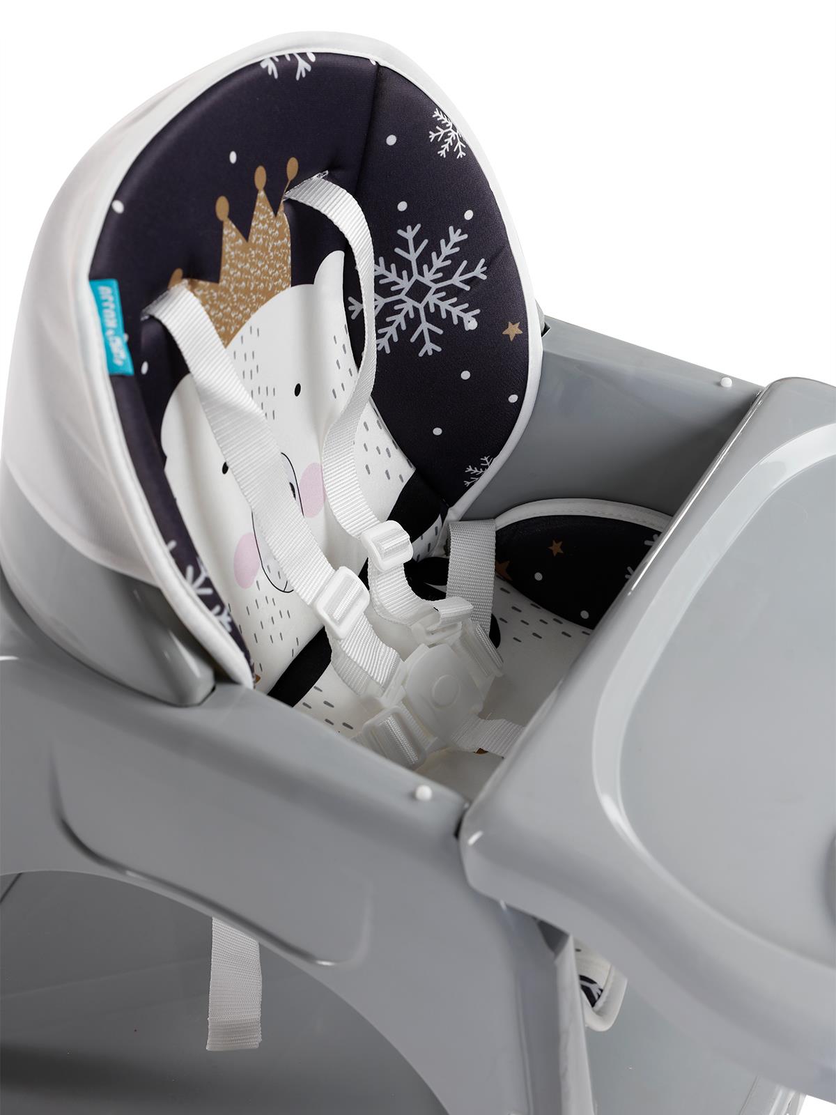 Kujju Platin 3 in 1 Mama Sandalyesi - Krem Gri