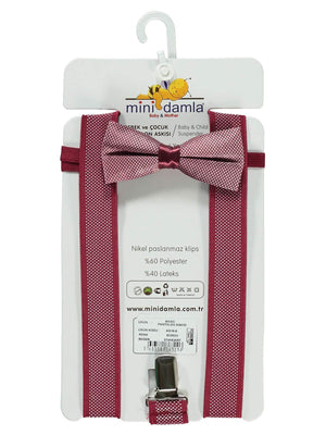 Minidamla Basic Pantolon Askısı - Bordo