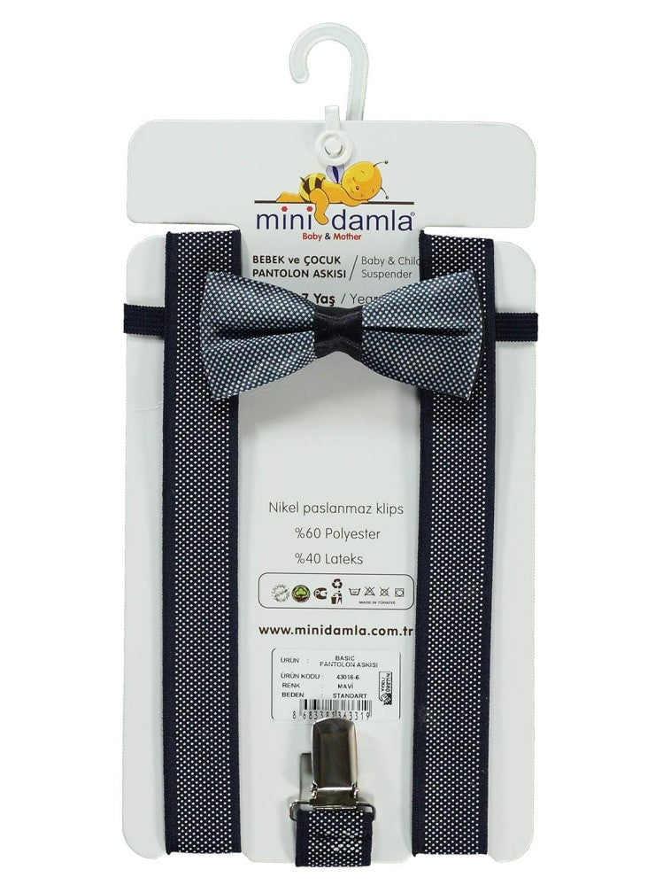 Minidamla Basic Pantolon Askısı - Mavi