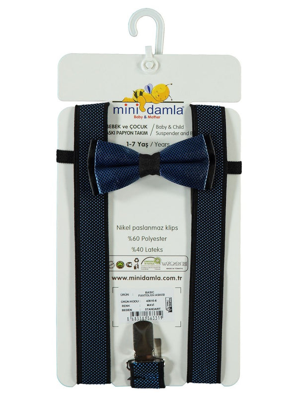 Minidamla Basic Pantolon Askısı - Mavi