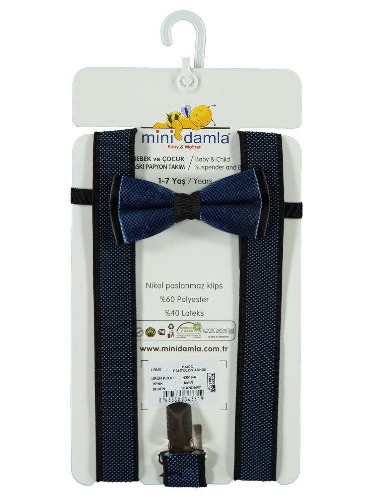 Minidamla Basic Pantolon Askısı - Mavi