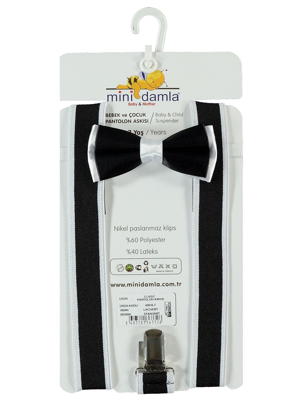 Minidamla Clasic Pantolon Askısı - Lacivert