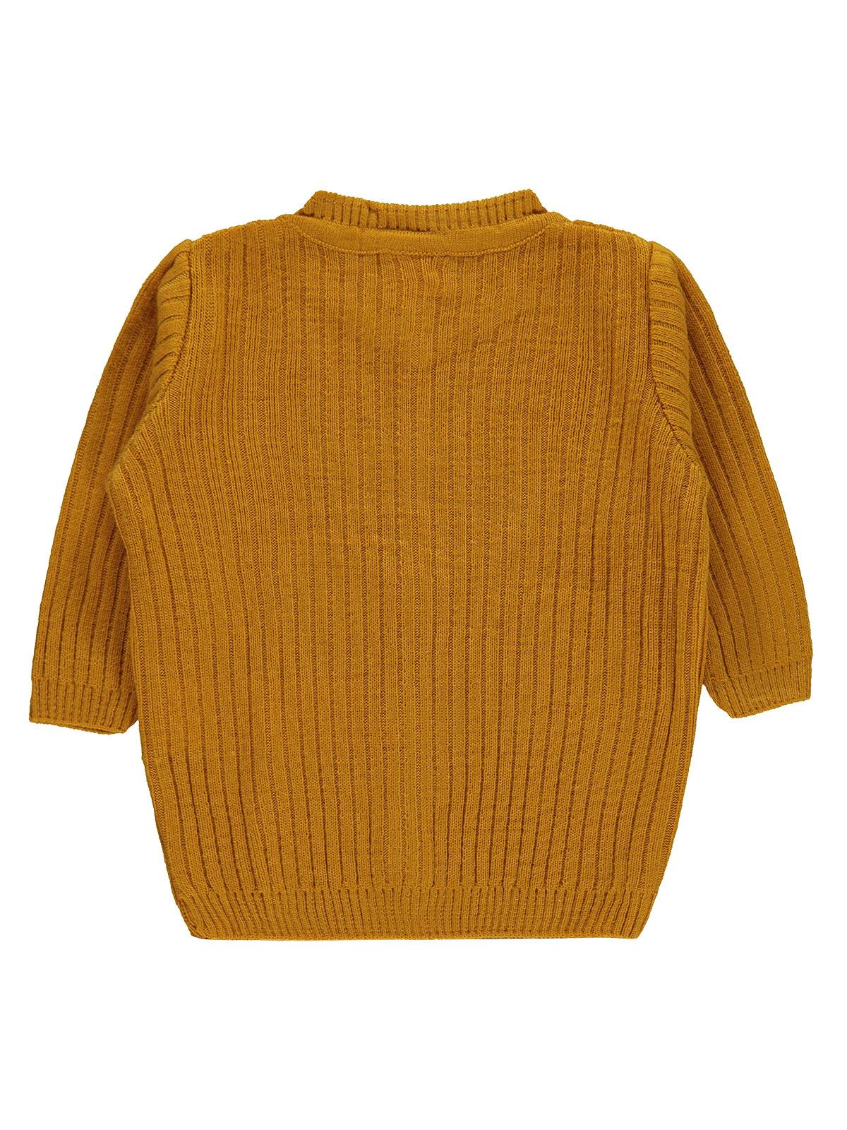 Civil Baby Basic Fitilli 6-18 Ay Hırka - Hardal