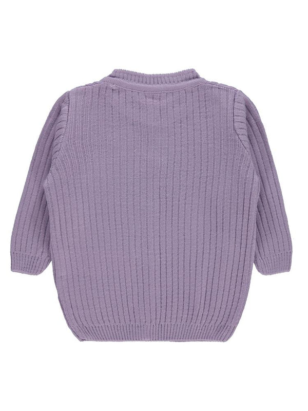 Civil Baby Basic Fitilli 6-18 Ay Hırka - Lila