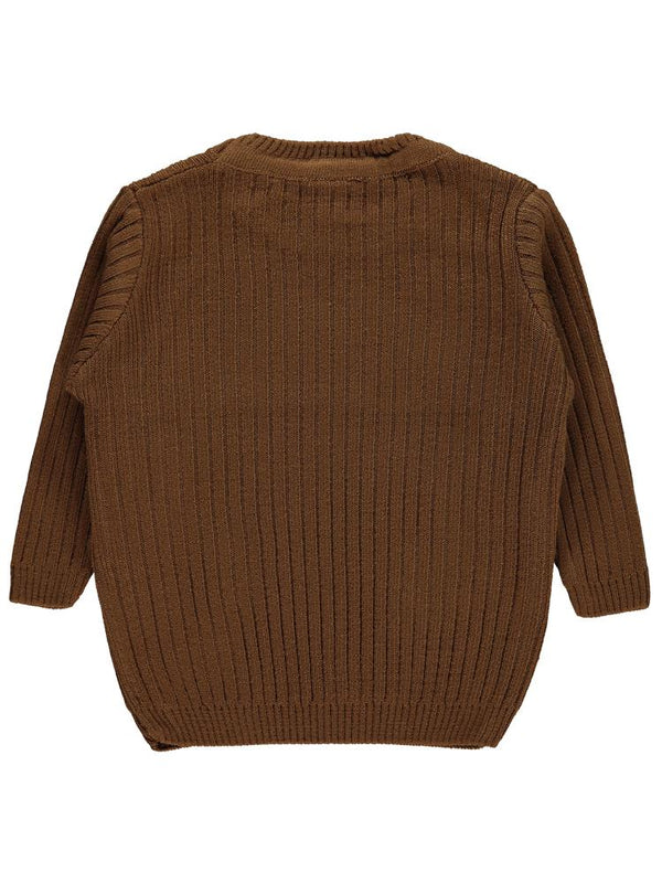 Civil Baby Basic Fitilli 6-18 Ay Kazak - Kahverengi