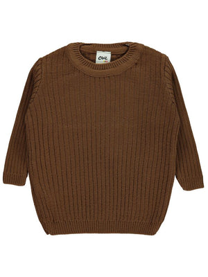 Civil Baby Basic Fitilli 6-18 Ay Kazak - Kahverengi