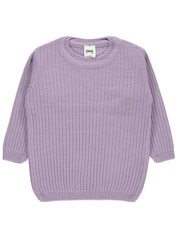 Civil Baby Basic Fitilli 6-18 Ay Kazak - Lila
