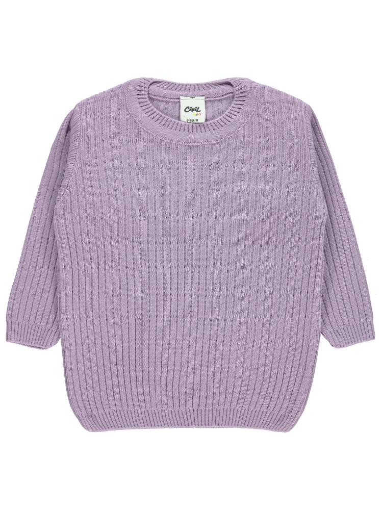 Civil Baby Basic Fitilli 6-18 Ay Kazak - Lila