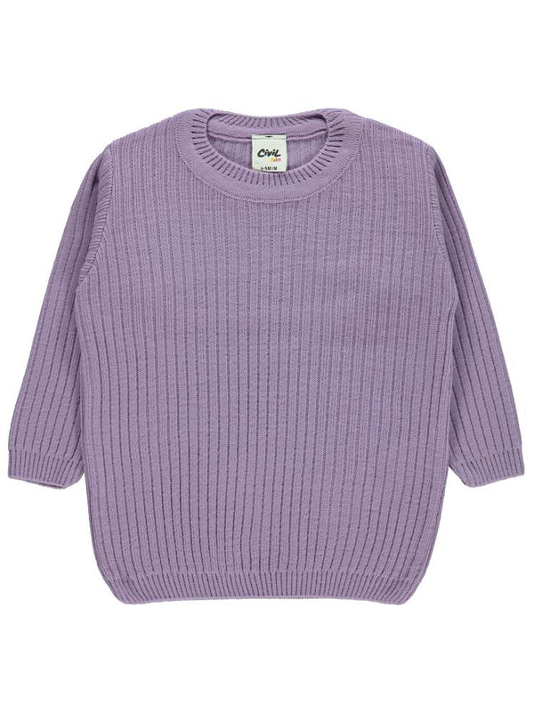 Civil Baby Basic Fitilli 6-18 Ay Kazak - Lila