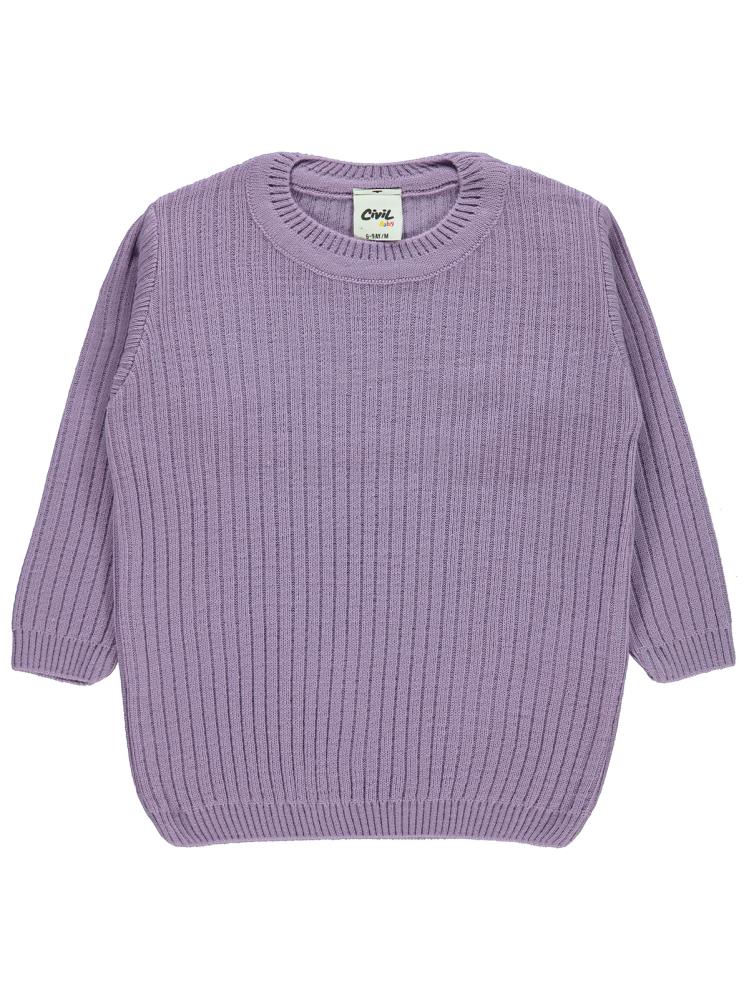 Civil Baby Basic Fitilli 6-18 Ay Kazak - Lila