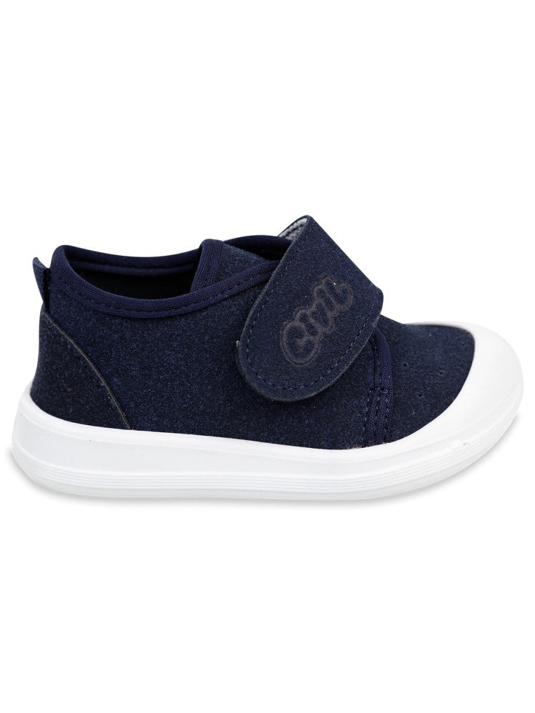 Civil Baby Keten Cırtlı 18-21 Numara Ayakkabı - Lacivert