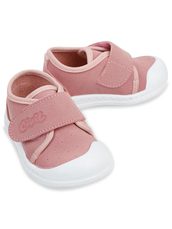 Civil Baby Keten Cırtlı 18-21 Numara Ayakkabı - Pudra