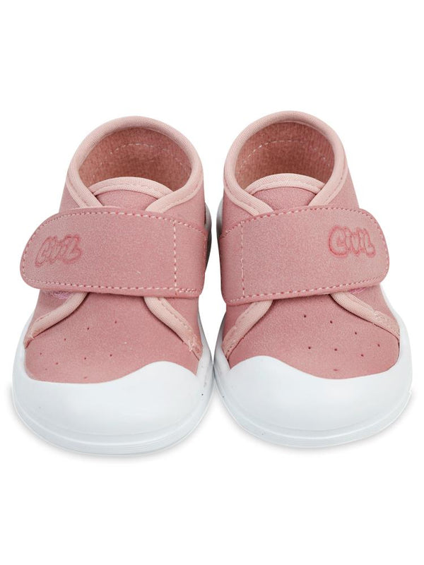 Civil Baby Keten Cırtlı 18-21 Numara Ayakkabı - Pudra