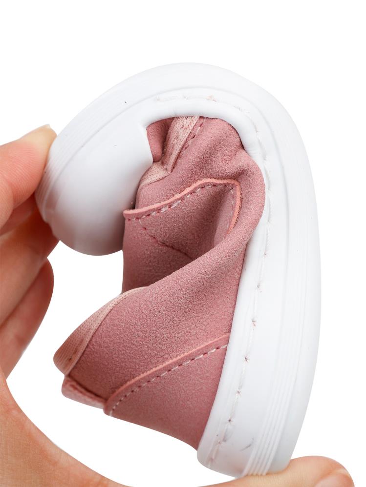 Civil Baby Keten Cırtlı 18-21 Numara Ayakkabı - Pudra