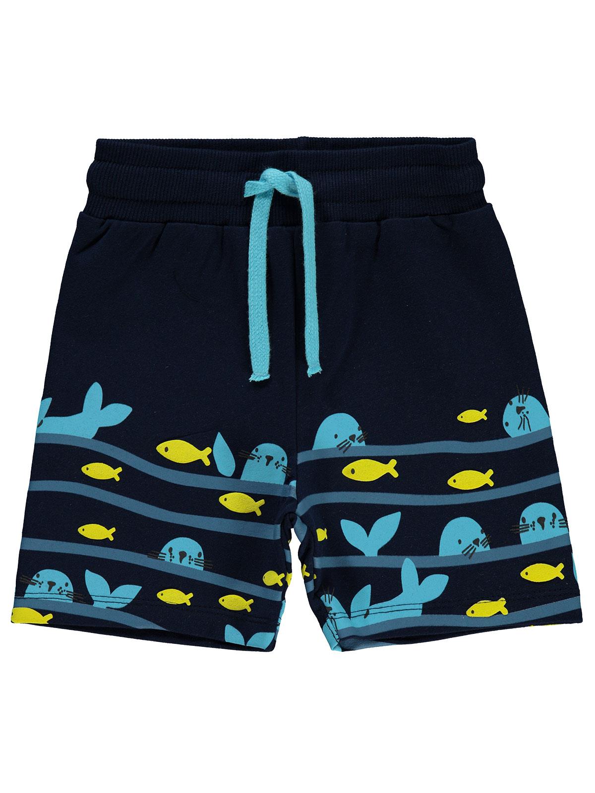 Civil Boys Fok Baskılı 2-5 Yaş Kapri - Lacivert