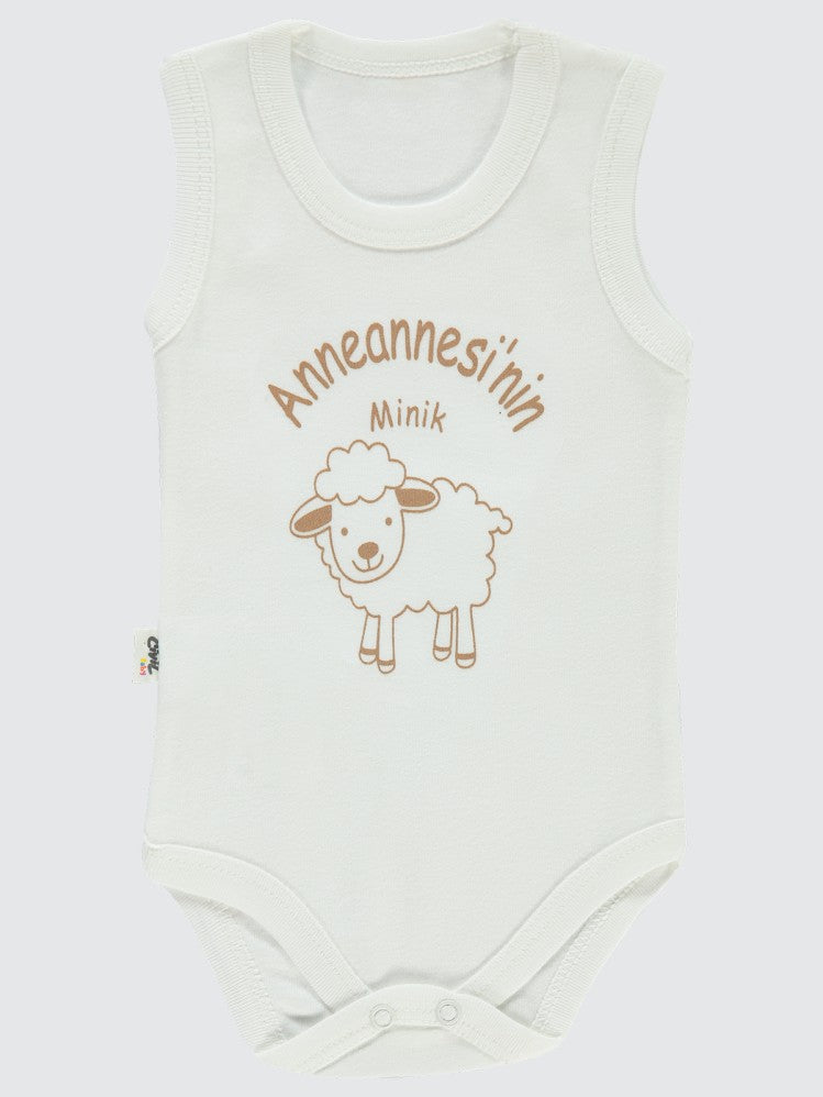 Civil Baby Anneannesi'Nin Minik Kuzusu Sfr.Kol1-36 Ay Çıtçıtlı Badi - Ekru