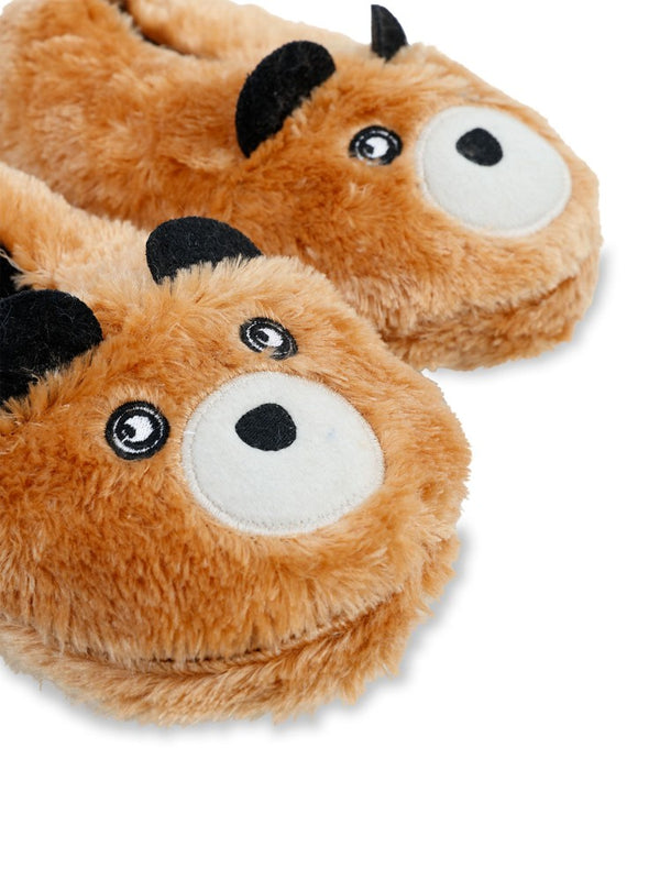 Civil Boys Erkek Çocuk Panduf 31-35 Numara - Kahverengi