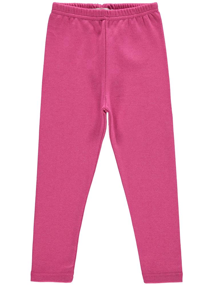 Civil Girls Düz 6-9 Yaş Tayt - Pembe