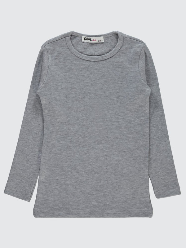 Civil Girls Termal 10-13 Yaş Sweatshirt - Gri