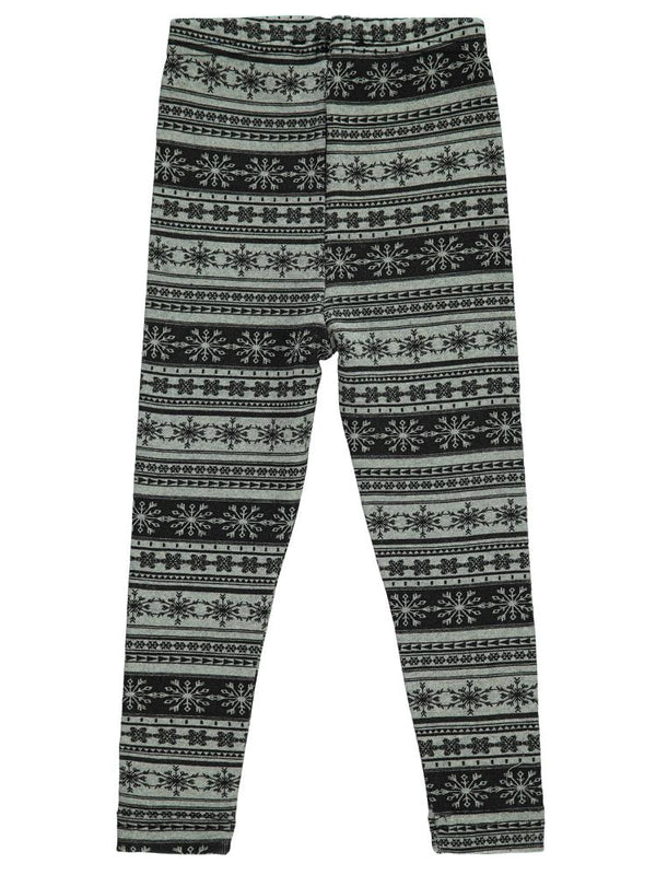 Civil Girls Kartanesi Desenli 2-5 Yaş Tayt - Gri