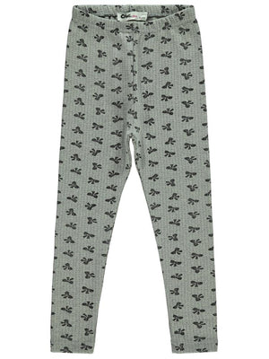 Civil Girls Fiyonk Desenli 10-13 Yaş Tayt - Gri