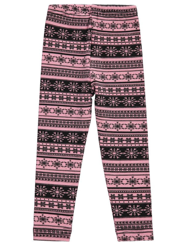 Civil Girls Kartanesi Desenli 2-5 Yaş Tayt - Pudra