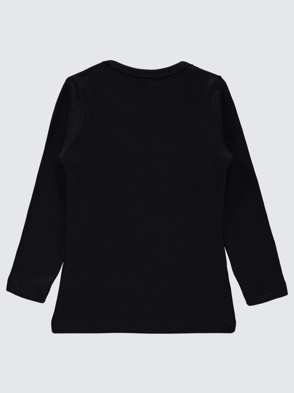 Civil Girls Termal 2-5 Yaş Sweatshirt - Siyah