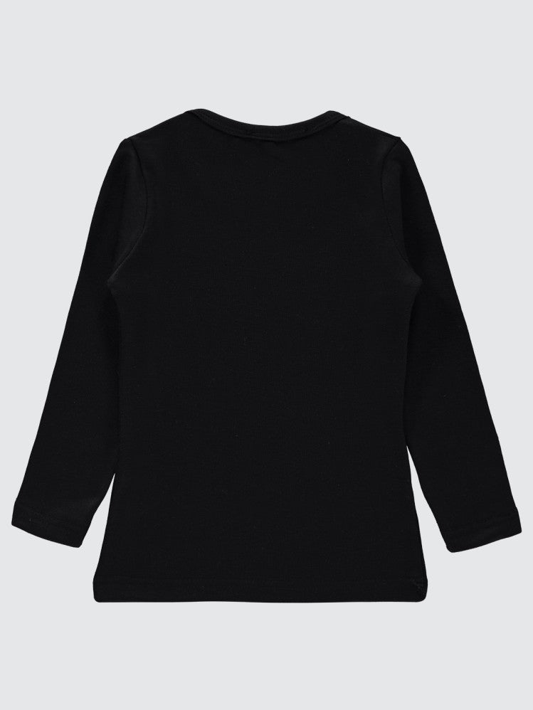 Civil Girls Termal 2-5 Yaş Sweatshirt - Siyah