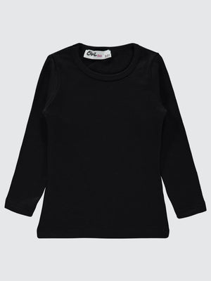 Civil Girls Termal 2-5 Yaş Sweatshirt - Siyah