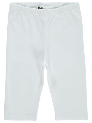 Civil Girls Kısa 2-5 Yaş Tayt - Beyaz