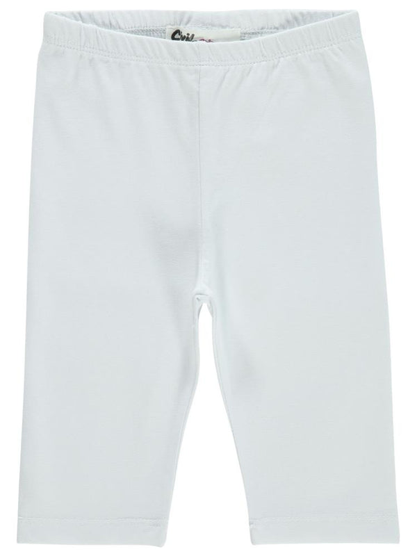 Civil Girls Kısa 2-5 Yaş Tayt - Beyaz