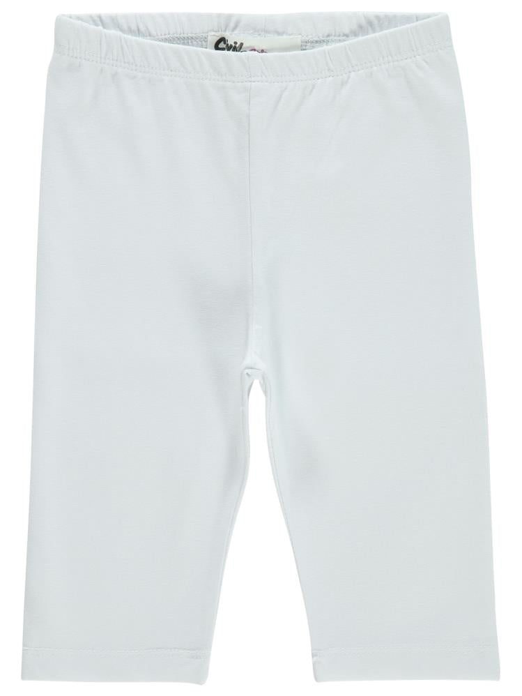 Civil Girls Kısa 2-5 Yaş Tayt - Beyaz