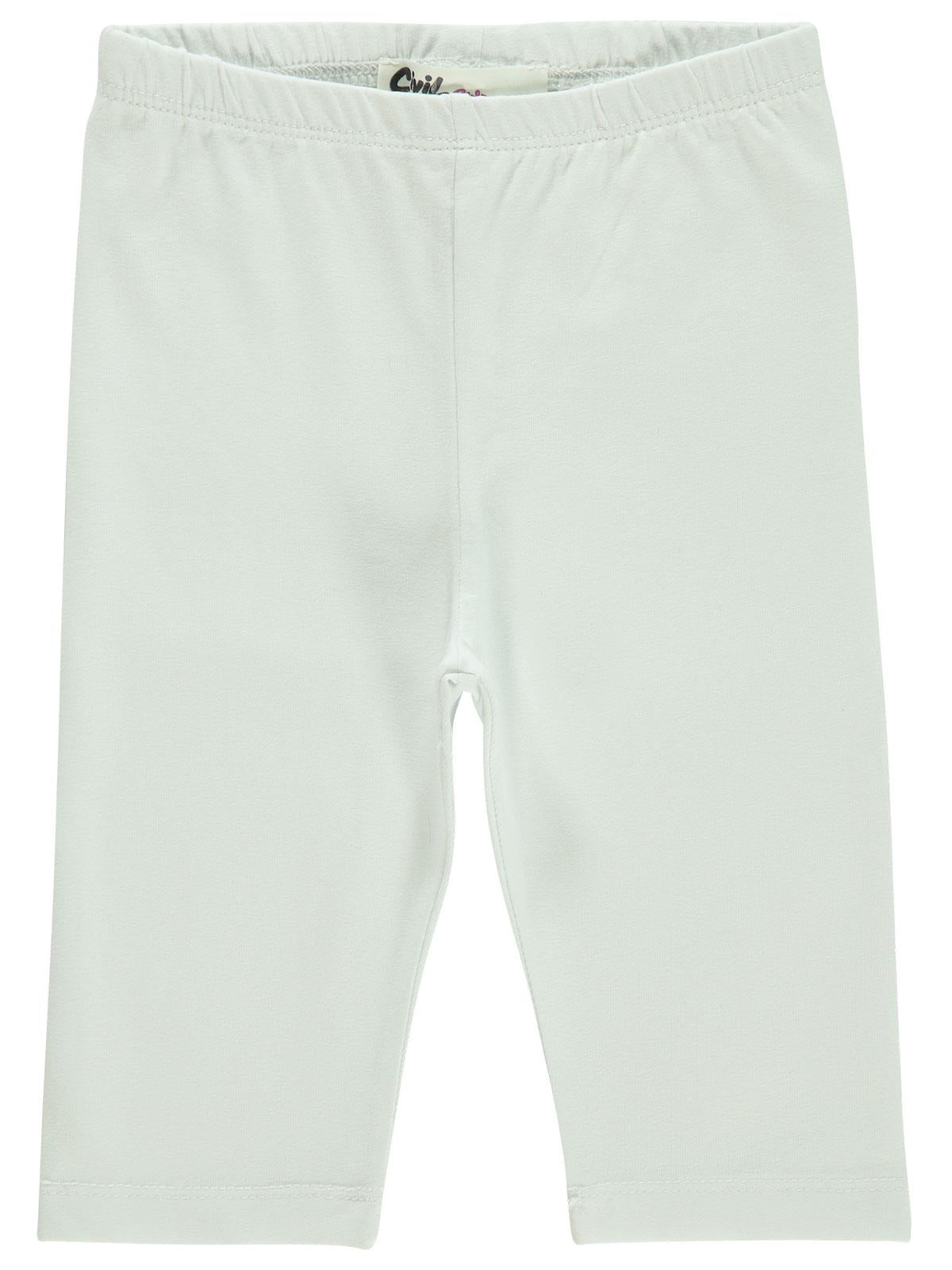 Civil Girls Kısa 2-5 Yaş Tayt - Ekru