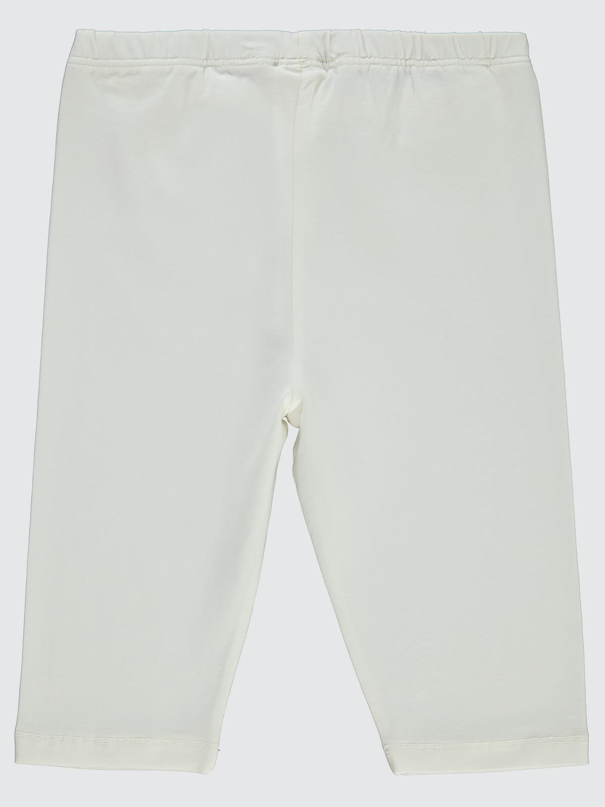 Civil Girls Kısa 6-9 Yaş Tayt - Ekru