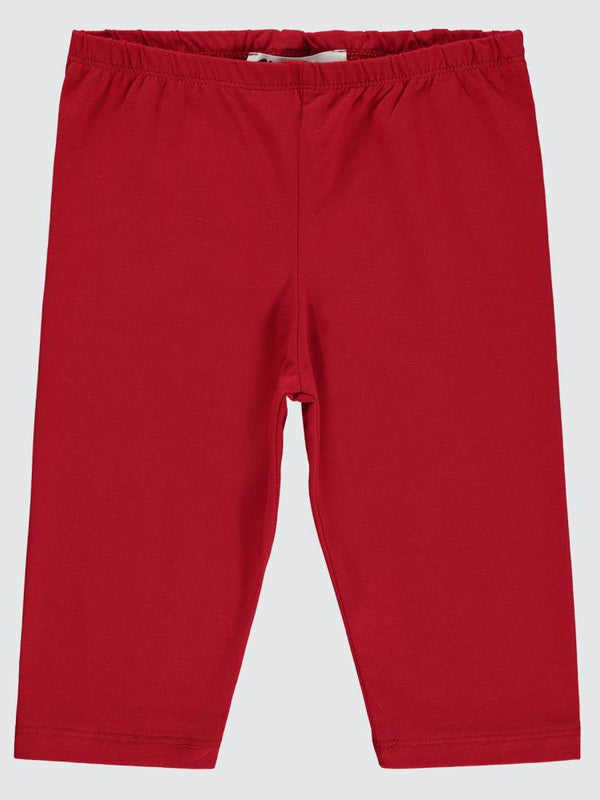 Civil Girls Kısa 10-13 Yaş Tayt - Kırmızı