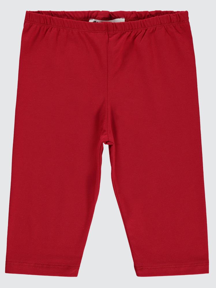 Civil Girls Kısa 10-13 Yaş Tayt - Kırmızı