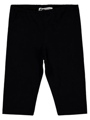 Civil Girls Kısa 10-13 Yaş Tayt - Siyah