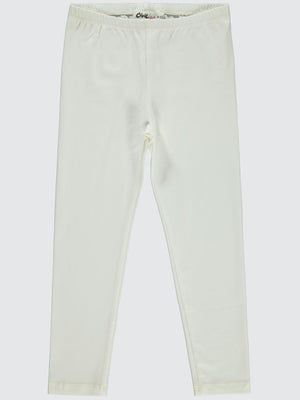 Civil Girls Basic 6-9 Yaş Tayt - Ekru