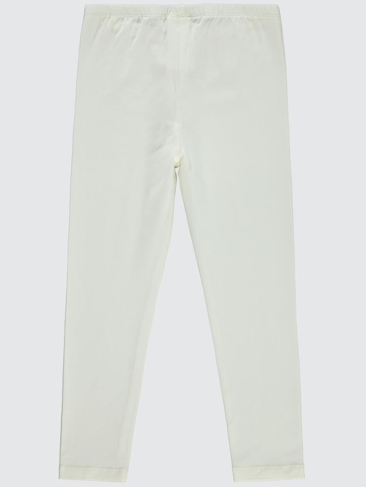 Civil Girls Basic 10-13 Yaş Tayt - Ekru