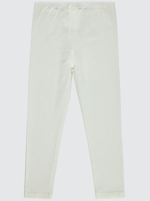 Civil Girls Basic 10-13 Yaş Tayt - Ekru