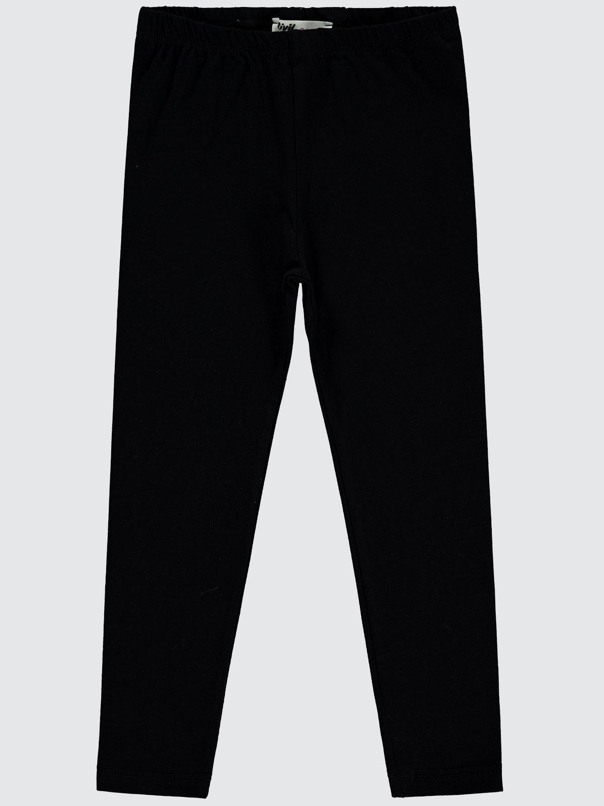 Civil Girls Basic 10-13 Yaş Tayt - Siyah