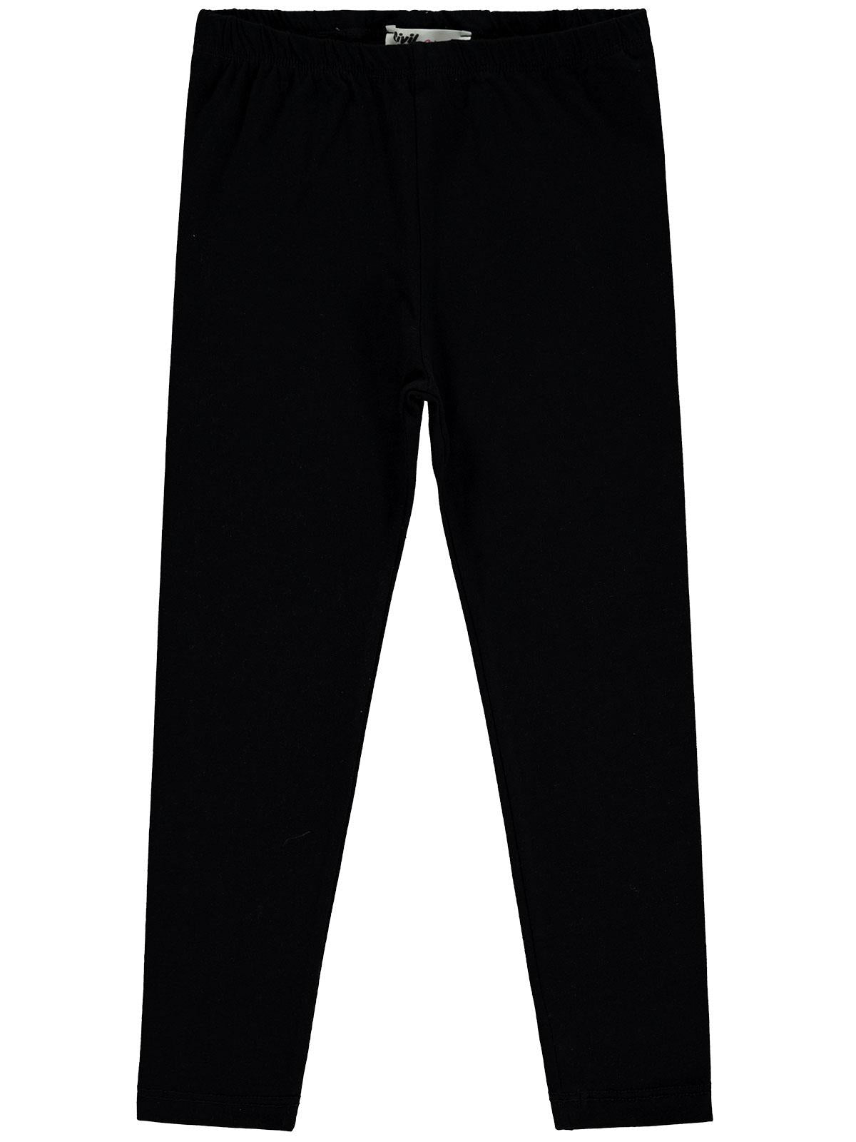 Civil Girls Basic 10-13 Yaş Tayt - Siyah