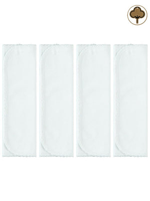 Civil Baby Organik Pamuklu 4 Lü Bebe Agız Mendili - Beyaz