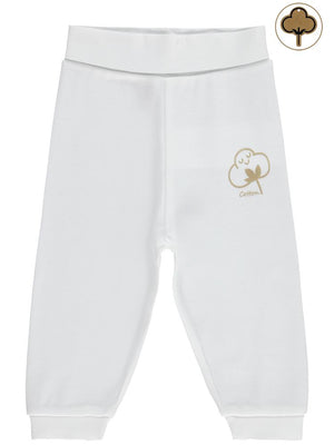 Civil Baby Organik Pamuklu 1-12 Ay Patiksiz Tek Alt Bebe - Ekru