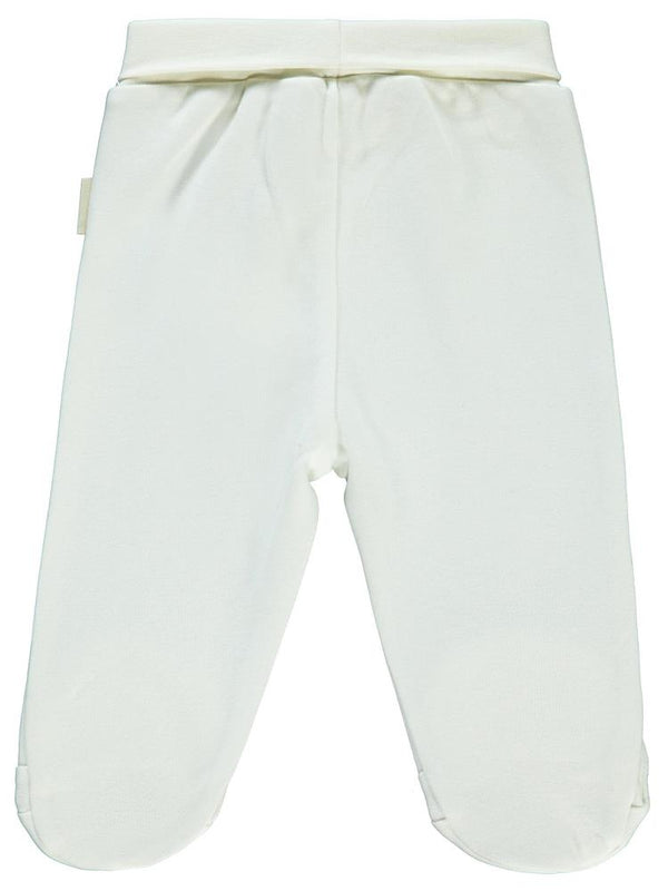 Civil Baby Organik Pamuklu 0-6 Ay Patikli Tek Alt Bebe - Ekru