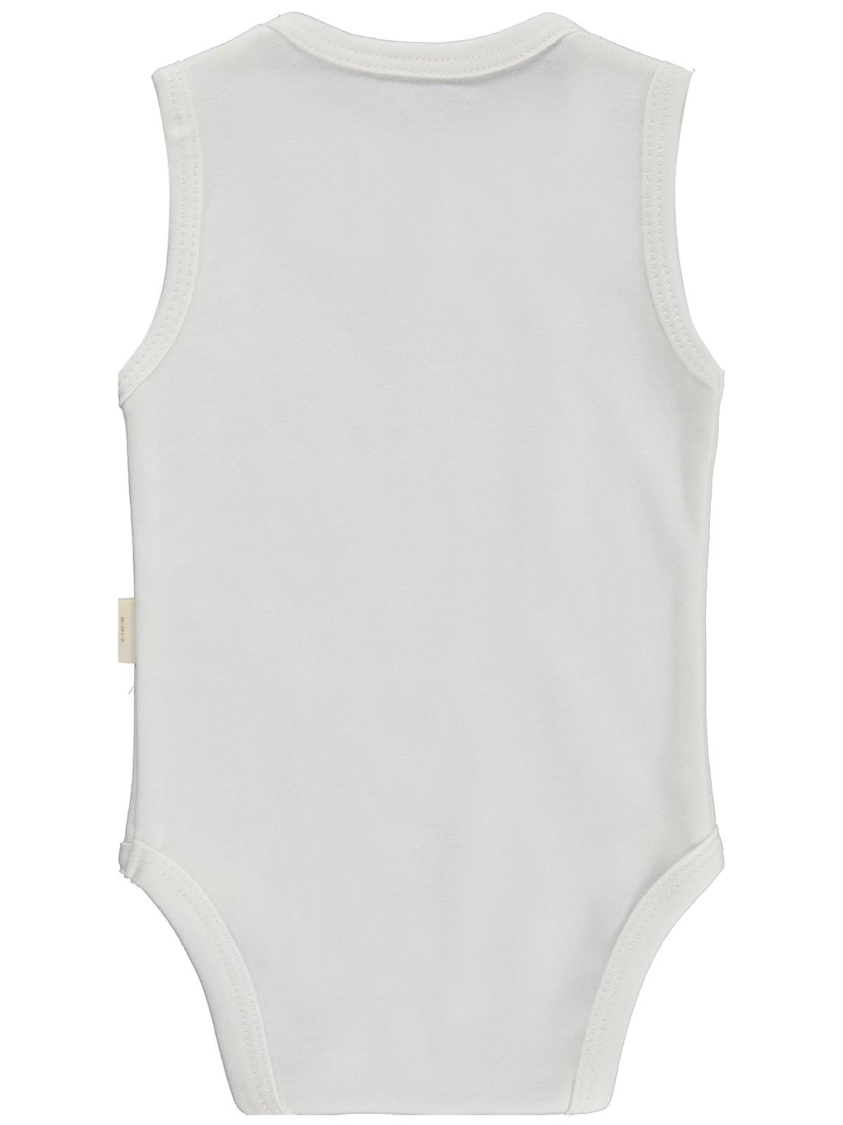 Civil Baby Organik Pamuklu 0-18 Ay Çıtçıtlı Badi - Ekru