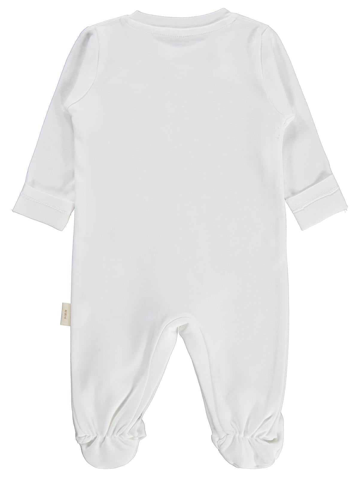 Civil Baby Organik Pamuklu Yenidogan 0-3 Ay Tulum - Ekru