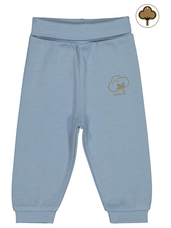 Civil Baby Organik Pamuklu 1-12 Ay Patiksiz Tek Alt Bebe - Mavi